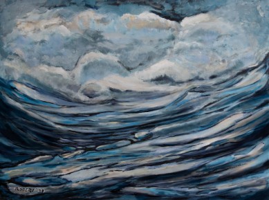 Silent storm 2009, 160×120, acrylic on canvas