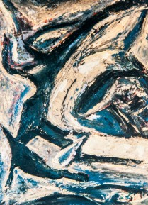 Untitled, 1987, 60×40, oil on canvas