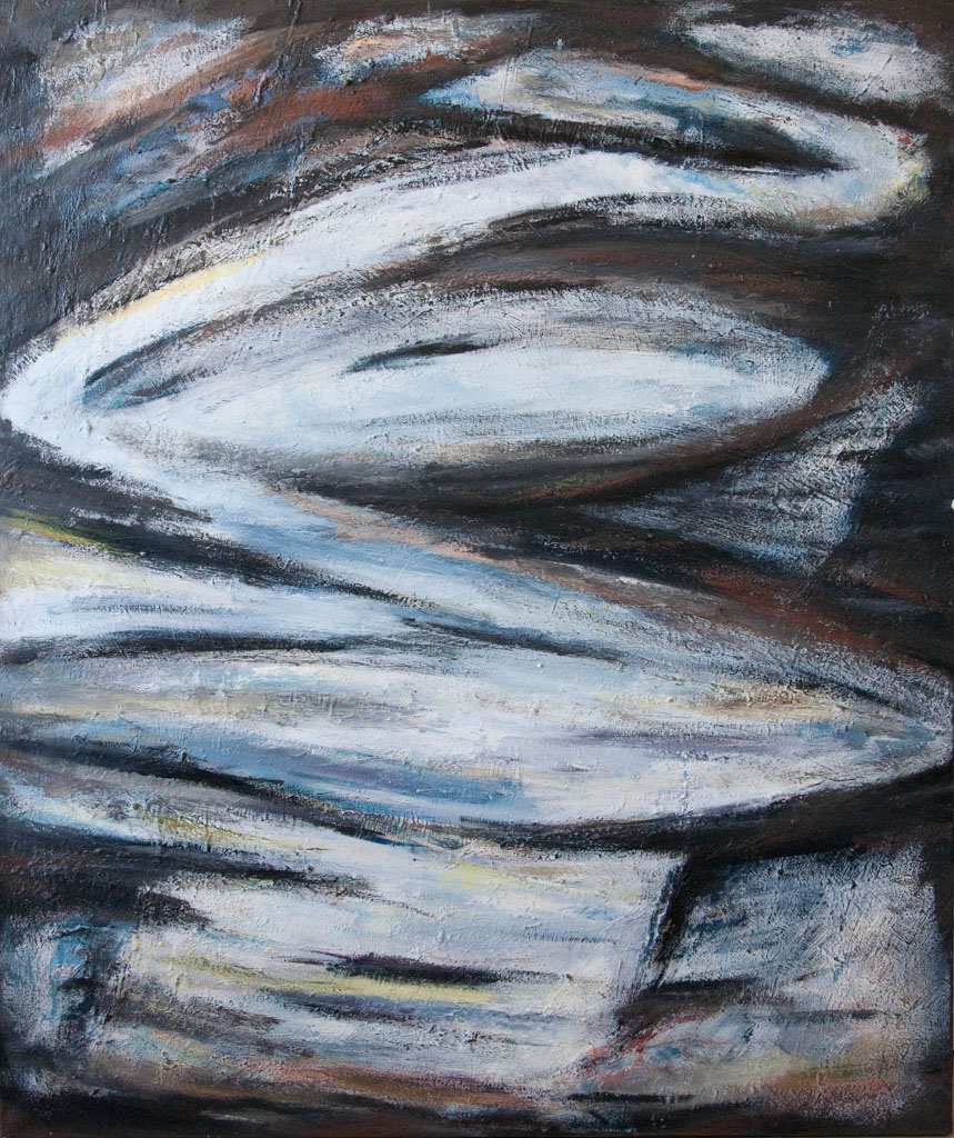 Stay Home 2006, 120×90, oil on canvas  € 900,-