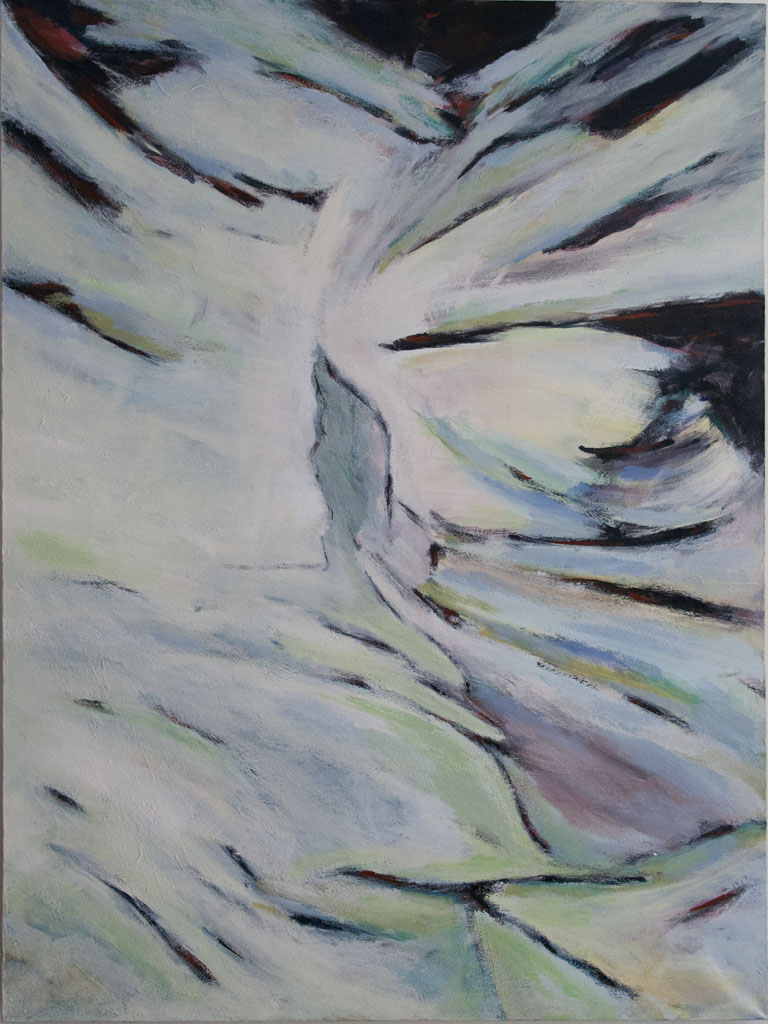 Ikarus dream 2009, 120×160, acrylic on canvas € 900,-
