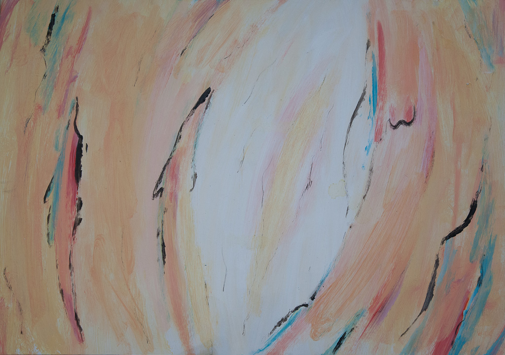 Into the wild 1991, 70x50, gauche on paper € 300,-