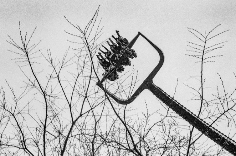 SOLD! Upside down - Prater Vienna, Austria 2019 - Silver Gelatine 30 x 20 cm.