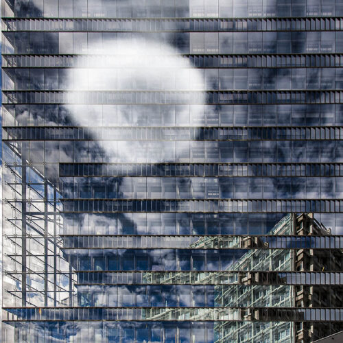 Cloud Nine Vienna, Austria 2019 Double Exposure, Fuji Chrystal Archive 21x21 cm.