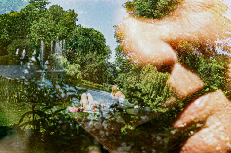 Wilhelminapark Utrecht, Netherlands 2023 Triple Exposure, Fuji Chrystal Archive 30x20 cm.